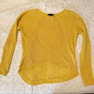 Willi Smith yellow sweater size small vintage